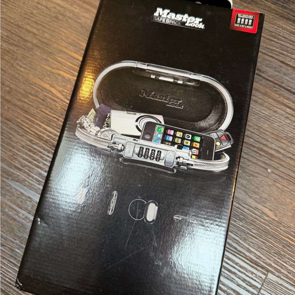 Portable Safe with Black Finish